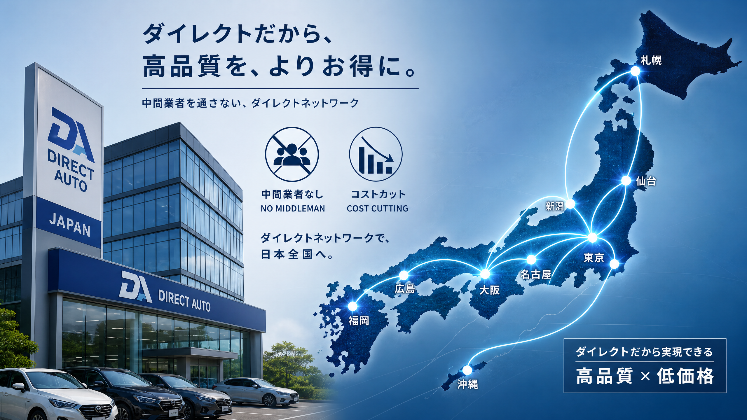 中間コストカットのイメージ図